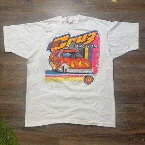 Vintage 1999 Cruz‎ Pedregon McDonald’s Racing NHRA Single Stitch T-Shirt